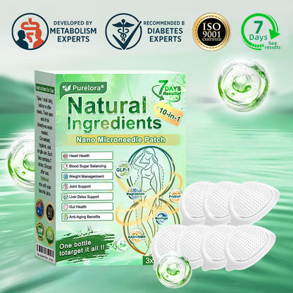 💖𝑶𝒇𝒇𝒊𝒄𝒊𝒂𝒍 𝑷𝒉𝒂𝒓𝒎𝒂𝒄𝒚💖 | 🇦🇺 Purelora® 10-in-1 Natural Ingredients Nano Microneedle Patch ✅ 𝗦𝘂𝗽𝗽𝗼𝗿𝘁𝘀 𝗼𝗯𝗲𝘀𝗶𝘁𝘆, 𝗰𝗮𝗿𝗱𝗶𝗼𝘃𝗮𝘀𝗰𝘂𝗹𝗮𝗿 𝗵𝗲𝗮𝗹𝘁𝗵, 𝗱𝗶𝗮𝗯𝗲𝘁𝗲𝘀, 𝘀𝗹𝗲𝗲𝗽 𝗮𝗽𝗻𝗲𝗮, 𝗴𝘂𝘁 𝗵𝗲𝗮𝗹𝘁𝗵, 𝗷𝗼𝗶𝗻𝘁 𝗶𝘀𝘀𝘂𝗲𝘀, 𝐰𝐡𝐢𝐥𝐞 𝐚𝐥𝐬𝐨 𝐟𝐢𝐫𝐦𝐢𝐧𝐠 𝐭𝐡𝐞 𝐬𝐤𝐢𝐧 𝐚𝐧𝐝 𝐛𝐨𝐨𝐬𝐭𝐢𝐧𝐠 𝐞𝐧𝐞𝐫𝐠𝐲.