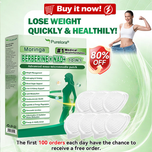 🔥 New Arrival · Hot Seller | Purelora® Moringa Berberine × NAD⁺ 10-in-1 Nano Microneedle Patch (Just once daily, visible changes in 7 days) ✅ Supports weight management, loose skin, diabetes care, sleep apnea, joint comfort, and more