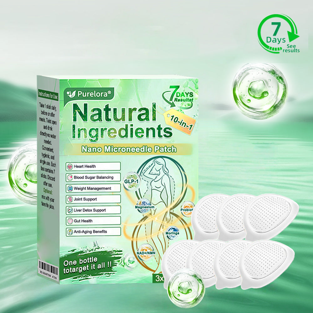 💖𝑶𝒇𝒇𝒊𝒄𝒊𝒂𝒍 𝑷𝒉𝒂𝒓𝒎𝒂𝒄𝒚💖 | 🌱 Purelora® 10-in-1 Natural Ingredients Nano Microneedle Patch ✅ 𝗦𝘂𝗽𝗽𝗼𝗿𝘁𝘀 𝗼𝗯𝗲𝘀𝗶𝘁𝘆, 𝗰𝗮𝗿𝗱𝗶𝗼𝘃𝗮𝘀𝗰𝘂𝗹𝗮𝗿 𝗵𝗲𝗮𝗹𝘁𝗵, 𝗱𝗶𝗮𝗯𝗲𝘁𝗲𝘀, 𝘀𝗹𝗲𝗲𝗽 𝗮𝗽𝗻𝗲𝗮, 𝗴𝘂𝘁 𝗵𝗲𝗮𝗹𝘁𝗵, 𝗷𝗼𝗶𝗻𝘁 𝗶𝘀𝘀𝘂𝗲𝘀, 𝐰𝐡𝐢𝐥𝐞 𝐚𝐥𝐬𝐨 𝐟𝐢𝐫𝐦𝐢𝐧𝐠 𝐭𝐡𝐞 𝐬𝐤𝐢𝐧 𝐚𝐧𝐝 𝐛𝐨𝐨𝐬𝐭𝐢𝐧𝐠 𝐞𝐧𝐞𝐫𝐠𝐲.