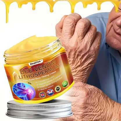 Official Only Store Healrize®🔥 BEE VENOM LITHOSPERMUM Pain-Relief Bone Healing Cream 👑👑(Specially for older adults)