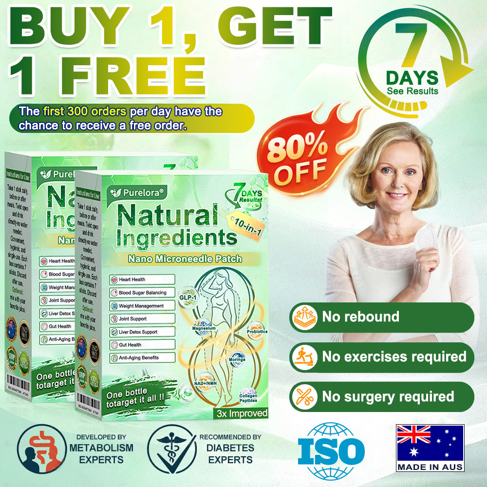 💖𝑶𝒇𝒇𝒊𝒄𝒊𝒂𝒍 𝑷𝒉𝒂𝒓𝒎𝒂𝒄𝒚💖 | 🇦🇺 Purelora® 10-in-1 Natural Ingredients Nano Microneedle Patch ✅ 𝗦𝘂𝗽𝗽𝗼𝗿𝘁𝘀 𝗼𝗯𝗲𝘀𝗶𝘁𝘆, 𝗰𝗮𝗿𝗱𝗶𝗼𝘃𝗮𝘀𝗰𝘂𝗹𝗮𝗿 𝗵𝗲𝗮𝗹𝘁𝗵, 𝗱𝗶𝗮𝗯𝗲𝘁𝗲𝘀, 𝘀𝗹𝗲𝗲𝗽 𝗮𝗽𝗻𝗲𝗮, 𝗴𝘂𝘁 𝗵𝗲𝗮𝗹𝘁𝗵, 𝗷𝗼𝗶𝗻𝘁 𝗶𝘀𝘀𝘂𝗲𝘀, 𝐰𝐡𝐢𝐥𝐞 𝐚𝐥𝐬𝐨 𝐟𝐢𝐫𝐦𝐢𝐧𝐠 𝐭𝐡𝐞 𝐬𝐤𝐢𝐧 𝐚𝐧𝐝 𝐛𝐨𝐨𝐬𝐭𝐢𝐧𝐠 𝐞𝐧𝐞𝐫𝐠𝐲.