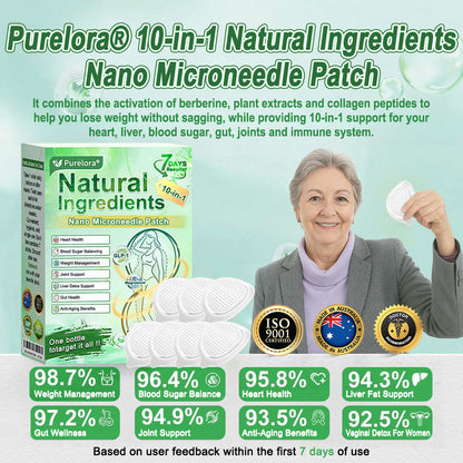 💖𝑶𝒇𝒇𝒊𝒄𝒊𝒂𝒍 𝑷𝒉𝒂𝒓𝒎𝒂𝒄𝒚💖 | 🇦🇺 Purelora® 10-in-1 Natural Ingredients Nano Microneedle Patch ✅ 𝗦𝘂𝗽𝗽𝗼𝗿𝘁𝘀 𝗼𝗯𝗲𝘀𝗶𝘁𝘆, 𝗰𝗮𝗿𝗱𝗶𝗼𝘃𝗮𝘀𝗰𝘂𝗹𝗮𝗿 𝗵𝗲𝗮𝗹𝘁𝗵, 𝗱𝗶𝗮𝗯𝗲𝘁𝗲𝘀, 𝘀𝗹𝗲𝗲𝗽 𝗮𝗽𝗻𝗲𝗮, 𝗴𝘂𝘁 𝗵𝗲𝗮𝗹𝘁𝗵, 𝗷𝗼𝗶𝗻𝘁 𝗶𝘀𝘀𝘂𝗲𝘀, 𝐰𝐡𝐢𝐥𝐞 𝐚𝐥𝐬𝐨 𝐟𝐢𝐫𝐦𝐢𝐧𝐠 𝐭𝐡𝐞 𝐬𝐤𝐢𝐧 𝐚𝐧𝐝 𝐛𝐨𝐨𝐬𝐭𝐢𝐧𝐠 𝐞𝐧𝐞𝐫𝐠𝐲.