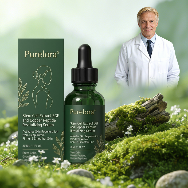 🏆Change from the inside out | Purelora® Stem Cell–Derived EGF & Copper Peptide Activating Serum  (Deeply activates skin renewal from within for firmer, smoother-looking skin)
