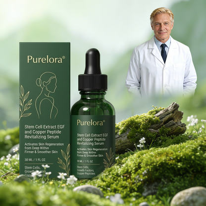 🏆Change from the inside out | Purelora® Stem Cell–Derived EGF & Copper Peptide Activating Serum  (Deeply activates skin renewal from within for firmer, smoother-looking skin)