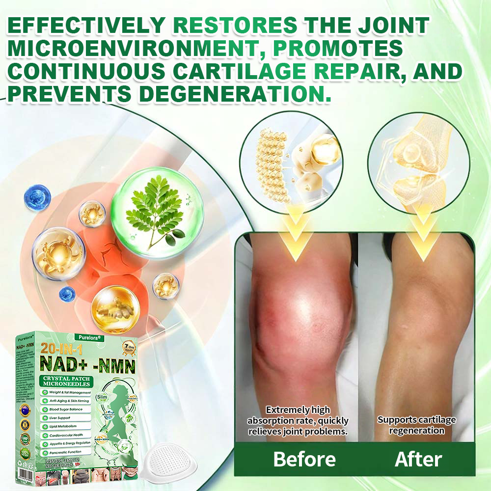 🔥🔥New Arrival |Purelora® Crystal Microneedle Nano System with NAD⁺ Activation & 20-in-1 Slim & Healthy Pacth Solution