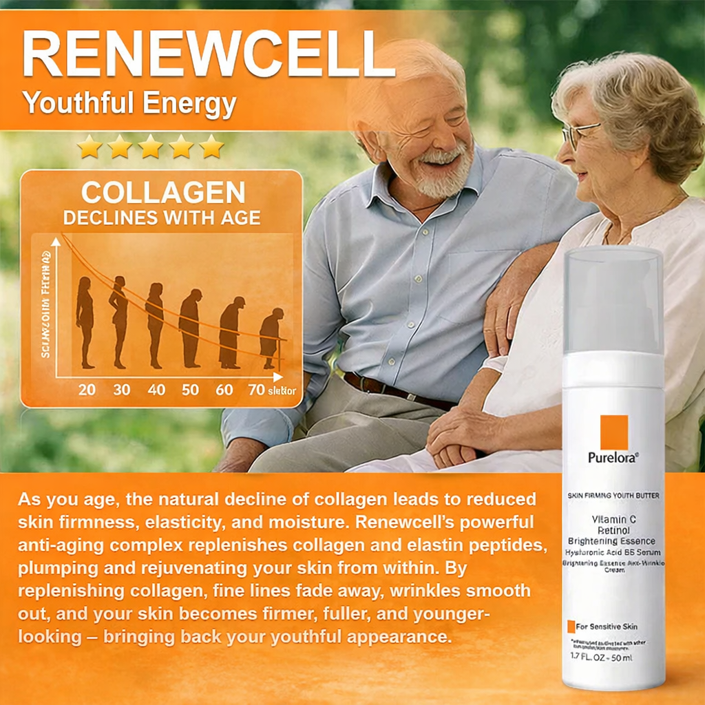 Purelora® Stem Cell Extract EGF and Copper Peptide Revitalizing Essence Cream (deeply activates the skin's internal regeneration, makes the skin firmer and smoother)