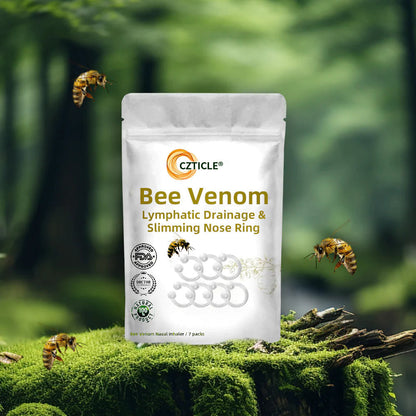 CZTICLE® 🐝Bee Venom Lymphatic Drainage & Slimming Nose Ring 🔥 (for all lymphatic problems and obesity)