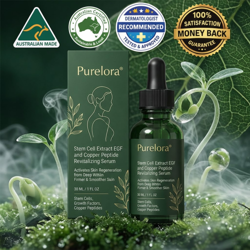 🏆Change from the inside out | Purelora® Stem Cell–Derived EGF & Copper Peptide Activating Serum  (Deeply activates skin renewal from within for firmer, smoother-looking skin)