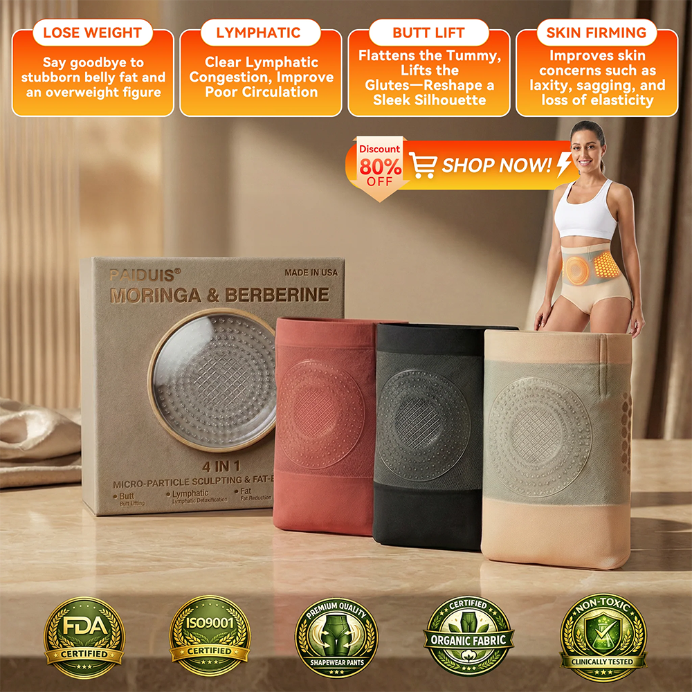 🔥 LAST DAY SALE-80% OFF | 𝐏𝐚𝐢𝐝𝐮𝐢𝐬® 𝐌𝐨𝐫𝐢𝐧𝐠𝐚 & 𝐁𝐞𝐫𝐛𝐞𝐫𝐢𝐧𝐞 4‑In‑1 Micro‑Particle Sculpting & Fat‑Burn Shorts