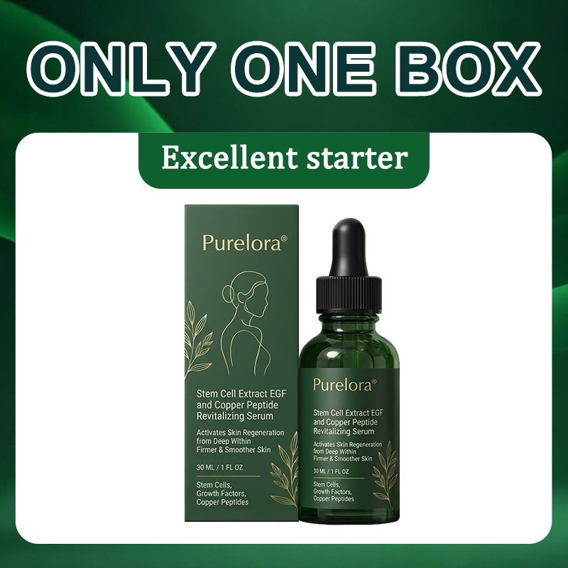 🏆Change from the inside out | Purelora® Stem Cell–Derived EGF & Copper Peptide Activating Serum  (Deeply activates skin renewal from within for firmer, smoother-looking skin)