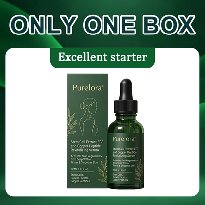 🏆Change from the inside out | Purelora® Stem Cell–Derived EGF & Copper Peptide Activating Serum  (Deeply activates skin renewal from within for firmer, smoother-looking skin)