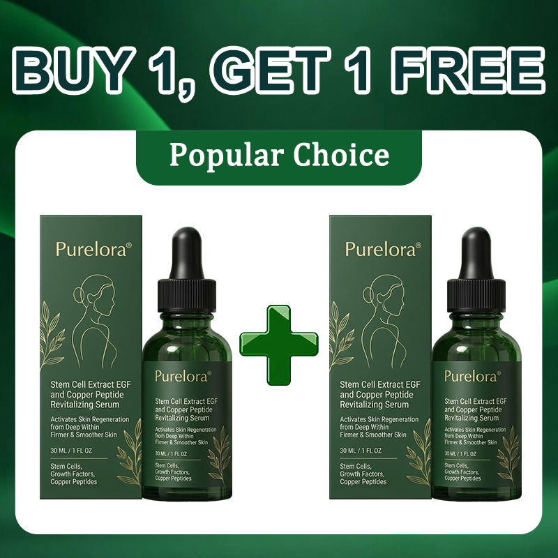 🏆Change from the inside out | Purelora® Stem Cell–Derived EGF & Copper Peptide Activating Serum  (Deeply activates skin renewal from within for firmer, smoother-looking skin)