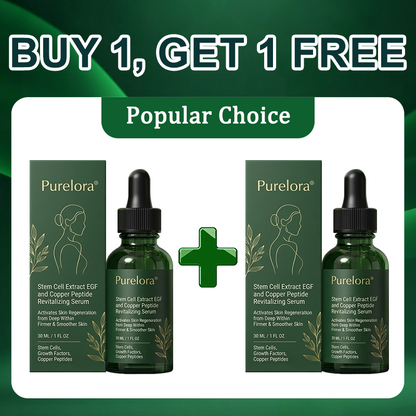 🏆Change from the inside out | Purelora® Stem Cell–Derived EGF & Copper Peptide Activating Serum  (Deeply activates skin renewal from within for firmer, smoother-looking skin)